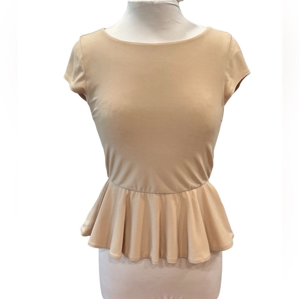 Alice + Olivia Peplum Blouse - Small